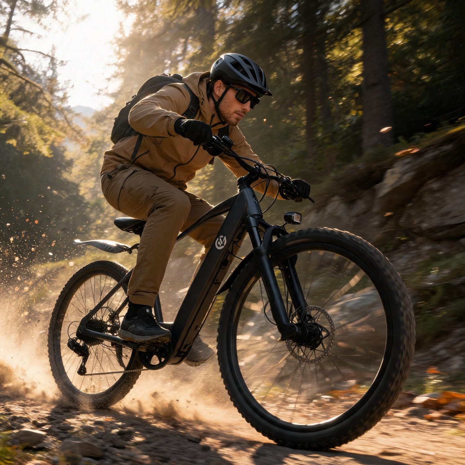Mountain Biking Videos - دراجة جبلية كهربائية، تعليق كامل، محرك